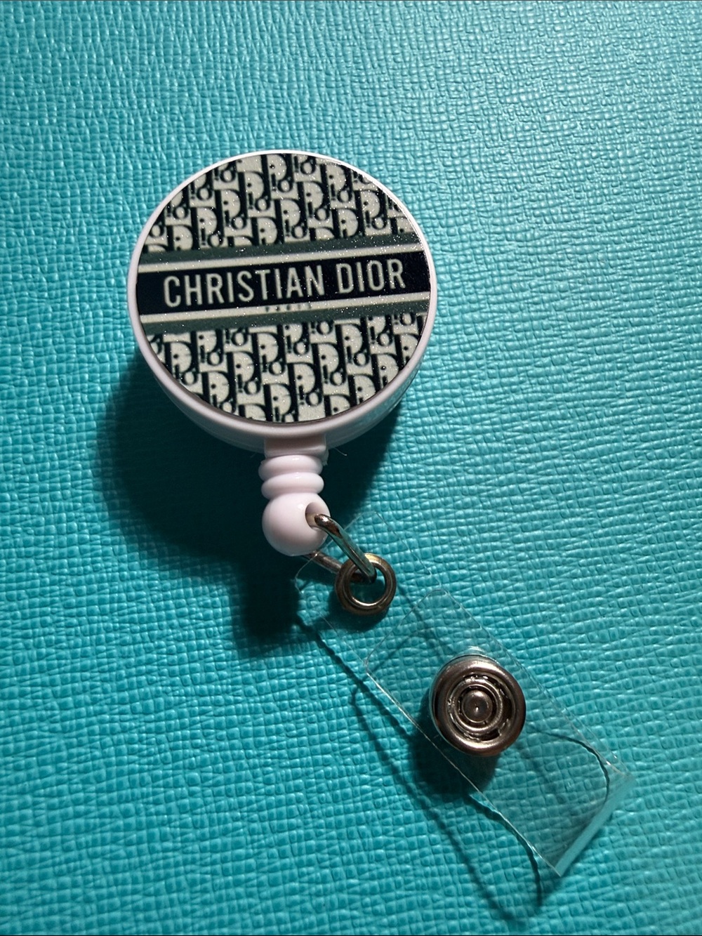 Homemade fashion retractable ID badge reel